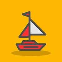 Boat Vector Icon Design