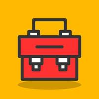 Camera Bag Vector Icon Design