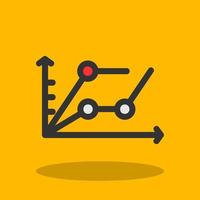 Multiple Trend Chart Vector Icon Design