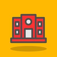 Cloud Based Architecture Vector Icon Design