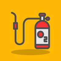 Oxygen Tank Vector Icon Design