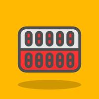 Pills Package Vector Icon Design