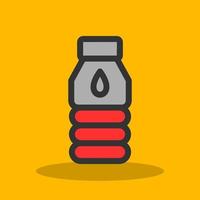 Water Flask Vector Icon Design