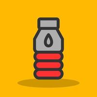 Water Flask Vector Icon Design