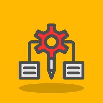 diseño de icono de vector de algoritmo de diseño