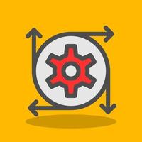 Data Transformation Vector Icon Design