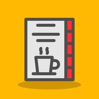 Coffee Card Vector Icon Design