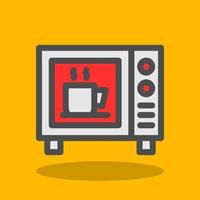 Coffee Oven Vector Icon Design