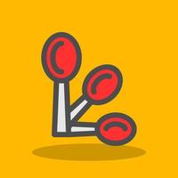 Measuring Spoons Vector Icon Design