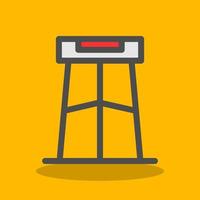 Bar Stool Vector Icon Design