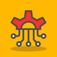 Neural Engineering Vector Icon Design