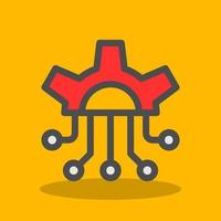 Neural Engineering Vector Icon Design