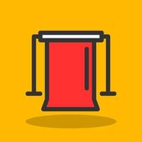 Camera Backdrop Vector Icon Design