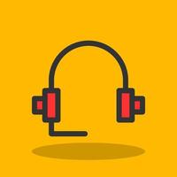 Headphones Vector Icon Design