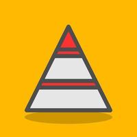 Pyramid Vector Icon Design
