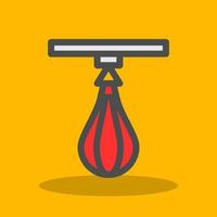 Punching Ball Vector Icon Design