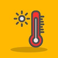 Thermometer Vector Icon Design