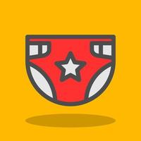 Diaper Vector Icon Design