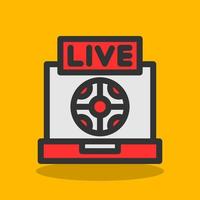 Online Gaming Vector Icon Design