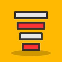 Funnel Chart Vector Icon Design