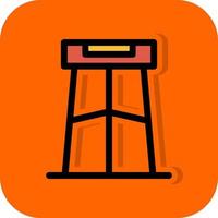 Bar Stool Vector Icon Design