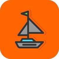 Boat Vector Icon Design