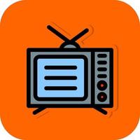 Television Vector Icon Design