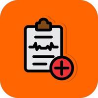 Medical History Vector Icon Design