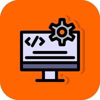 Code Engineering Vector Icon Design