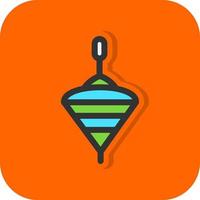 Spinning Top Vector Icon Design