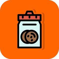 Cookie Jar Vector Icon Design