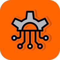 Neural Engineering Vector Icon Design