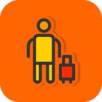 Tourist Vector Icon Design