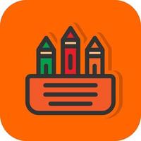 Crayon Vector Icon Design