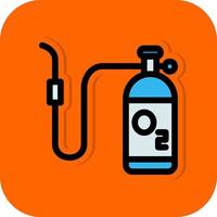 Oxygen Tank Vector Icon Design