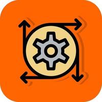 Data Transformation Vector Icon Design