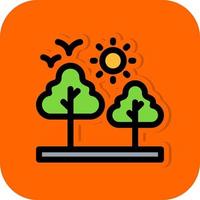 Forest Vector Icon Design