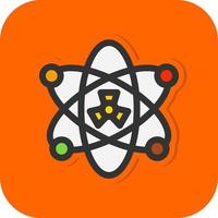 Nuclear Fission Vector Icon Design