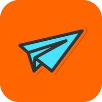 Paper Plane Vector Icon Design