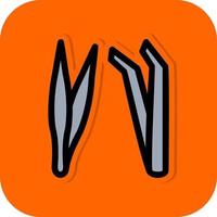 Tweezers Vector Icon Design