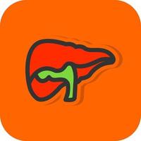 Liver Vector Icon Design