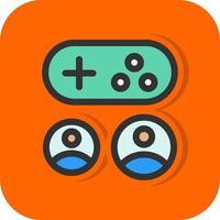 Game Viewers Vector Icon Design