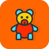 Teddy Vector Icon Design