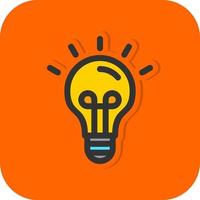 Light Bulb Vector Icon Design