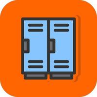 Locker Vector Icon Design