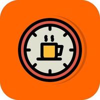 Coffee Time Vector Icon Design