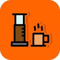 Aeropress Vector Icon Design