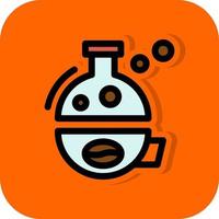 Coffee Science Vector Icon Design