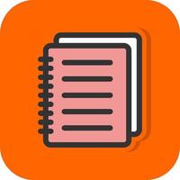 Notebook Vector Icon Design