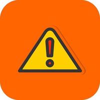 Warning Sign Vector Icon Design